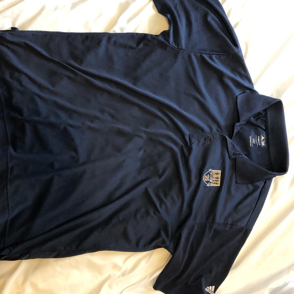 Adidas Climalite Navy Blue Golf Polo (L)